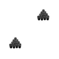 thumbnail image 3 of Speravity 10 tornillos universales para parabrisas de motocicleta M5x16mm pernos para parabrisas de motocicleta Kit surtido de reparación piezas Negro 2piezas, 3 of 6