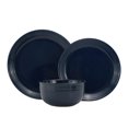 thumbnail image 4 of Mainstays Chiara 12-Piece Stoneware Navy Dinnerware Set, 4 of 5