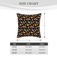 thumbnail image 4 of Susaid Flowe Rooster Print Velvet Throw Pillow Covers Home Art Deco Pillowcase Square Pillow Case Cushion Cover for Bed Sofa Living Room Car Indoor and Outdoor-20"x20", 4 of 8