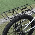 thumbnail image 1 of DYNWAVECA Kids Bike Rear Cargo Rack Bicycle Carrier Back Seat Easy to Install Replacement Accessory Durability Steel Luggage Cargo Rack Large Hole, 1 of 10