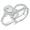 F-Moissannite Pear 3ct, variant on 2ct Moissanite Wedding Ring Set Engagement Rings for Women 925 Sterling Sliver Round Cut Size 8