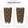 thumbnail image 3 of KLL Fox In Forest Print 40oz Stainless Steel Insulated Car Cup with Spillproof Lid - Keep Your Drink Hot or Cold on the Go-Straw Three-piece Set, 3 of 8