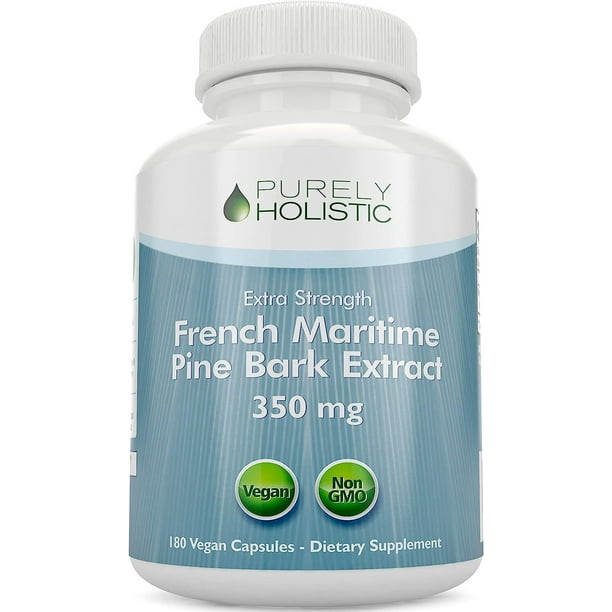 French Maritime Pine Bark Extract 350mg, 180 Capsules, 95