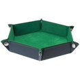 thumbnail image 1 of 2-3 del paquete Bandeja almacenamiento plegable Soporte de almacenamiento de escritorio Verde 2 piezas Yotijar Organizador de bandeja hexagonal de dados, 1 of 9