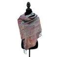 thumbnail image 2 of Sparkling Metallic Pashmina Shawl Wrap Scarf Evening Party Event Dress, 2 of 5