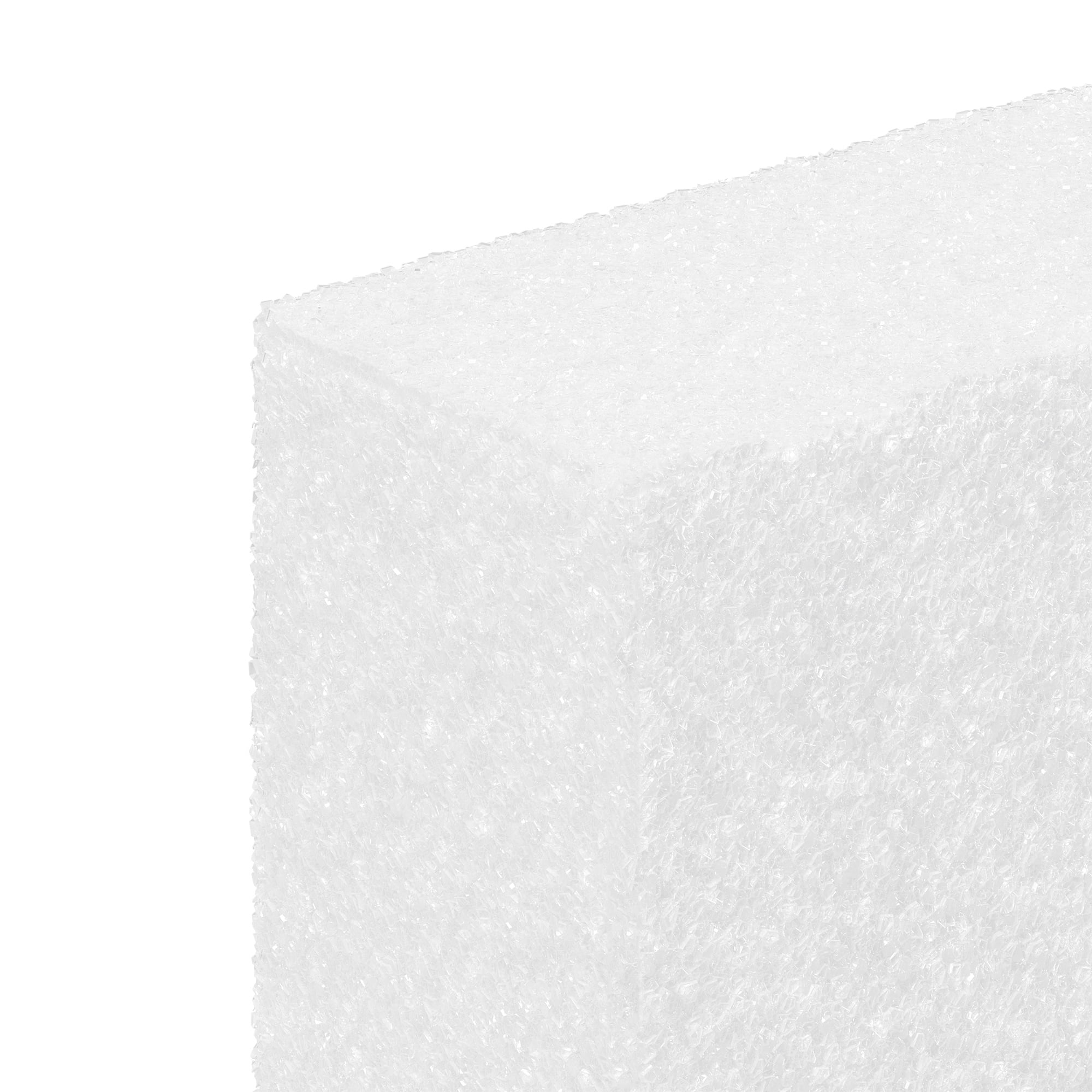 (2 pack) FloraCraft Crafting Foam Block 1.9 inch x 3.9 inch x 11.9 inch White