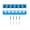 Blue, variant on GARENDE Fishing Rod Holder 6 Holes Fishing Pole Storage Rack for Garage RV Game Room Blue