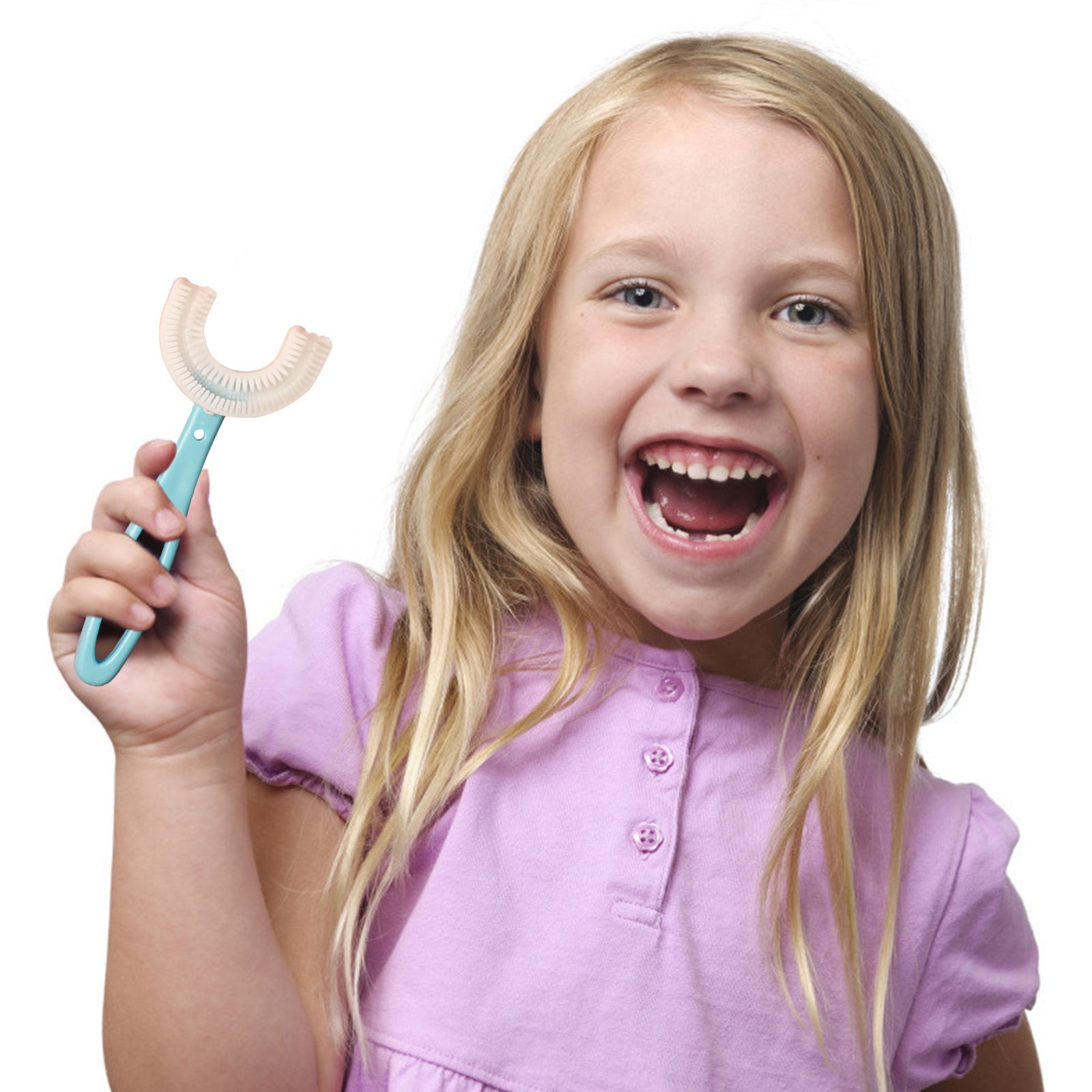 TANGNADE Children's UShape Toothbrush For 360° Thorough Cleansing