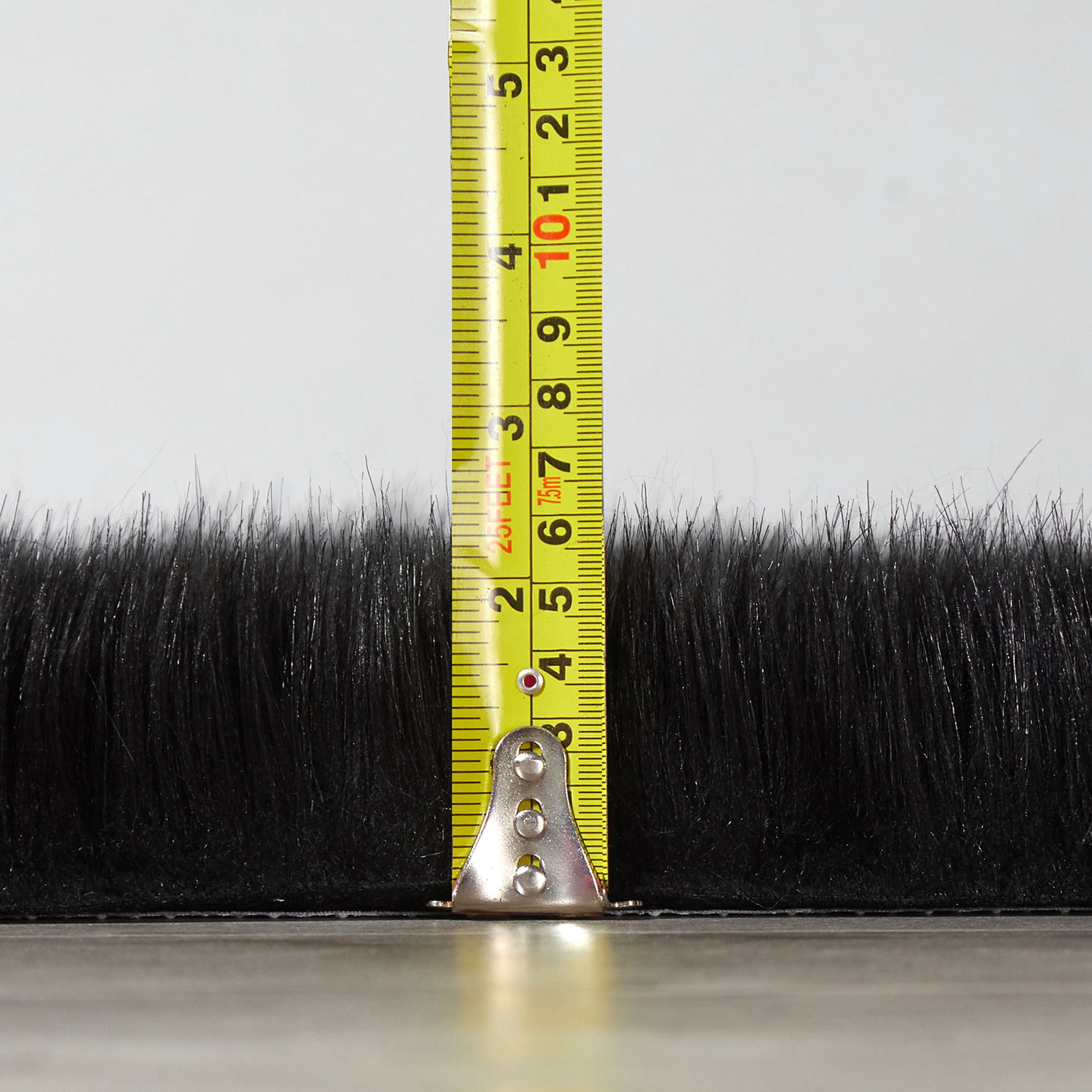 Mainstays Black Faux Fur  Non-Skid Fluffy Floor Rug for Living Room, 30"x46"