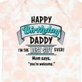 thumbnail image 4 of Inktastic Happy Birthday, Daddy Best Ever in Blue Boys or Girls Baby Bodysuit, 4 of 5