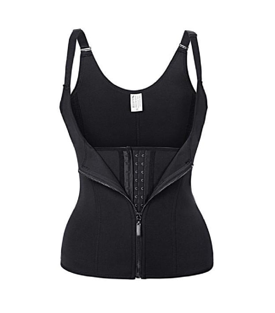 Vest Zipper Clip and Zip Cincher Corset Powernet Strong 9 Rods Ref:503 –  AddaCollection