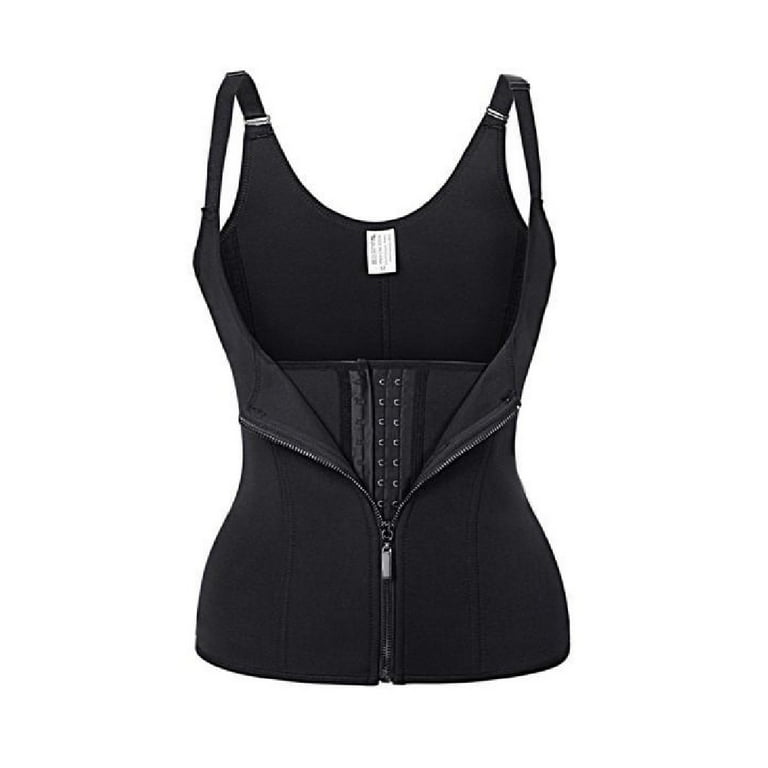 Waist Trainer Vest for Women Zipper Corset Body Shaper Tummy Control  Neoprene Cincher Sweat Sauna Tank Top Slimming Shapewear - AliExpress