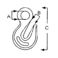 thumbnail image 2 of MarineNow Gancho de agarre de cadena de ojo de acero inoxidable 316 1/4"" 5/16"" 3/8"" 1/2"" (1/4"" 01-Pack), 2 of 2