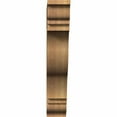 thumbnail image 2 of Ekena Millwork 4"W x 22"D x 22"H Funston Traditional Rough Sawn Bracket, Western Red Cedar, 2 of 13