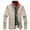 Mens Coat/#3Khaki, variant on Homenesgenics Mens Coats Outerwear Winter Men Jacket Zipper Pocket Ribbed Hem Non-hooded Sports Solid Top Coat