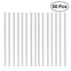 thumbnail image 2 of 50 piezas de mezcladores de plástico transparentes para cócteles, agitadores, cucharones, agitadores, varillas para mezclar, cabeza redonda, 2 of 7