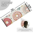 thumbnail image 5 of Yayeee Runner Rug for Bedroom 2'x6' Machine Washable Hallway Non Slip Mat, Pink Donut, 5 of 8