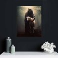 thumbnail image 4 of COMIO Jesus and Lamb Canvas Wall Art Jesus Save Lost Lamb Posters Prints Vintage Christian Pictures Wall Decor For Bedroom Modern Jesus Paintings Decorative Art, 4 of 4