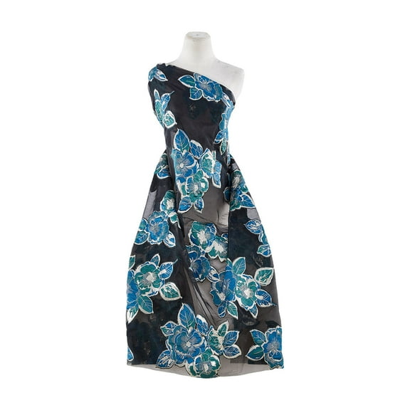 Zelouf Jacqurd Fabric  , Sewing, DIY, Crafts Fabric by the Yard, Majestic Forest, 1 Yard