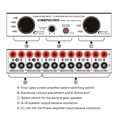 thumbnail image 4 of Switcher LYNEPaUalO Amplifier Speaker Selector Switch Switcher 4 Input 2 Output or 2 In 4 Out Power Amplifier Speaker Selector Switcher 300W Per Channel Speaker Switch Dispenser, 4 of 7
