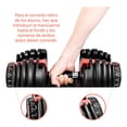 thumbnail image 2 of Set de 2 Mancuernas Ajustables Pesas Automaticas 2 A 24kg Centurfit Gym, 2 of 5