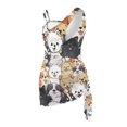 thumbnail image 5 of Whosucclay Dogs Pattern Design Girls Swimsuit, Removable Bra Girls One Piece Swimsuit for Teens, Quick Dry, 15-16 Years Old, 5 of 12