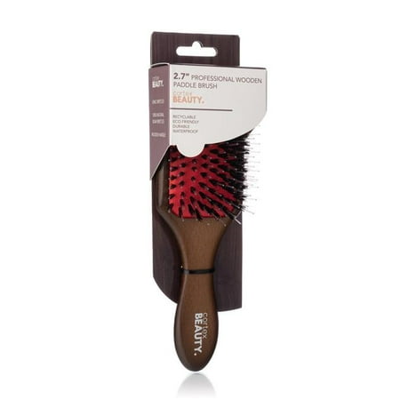 Cortex Beauty CB-BRU2.7PAD-AMBWD 2.7 Professional Wooden Paddle Brush | Amber Wood