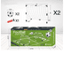 thumbnail image 3 of Portería De Futbol Para Infantil Con El Fútbol 95x48x70cm Xtellar blanco, 3 of 4