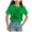 4-Green, variant on ZTKWD Girls Tops Fashionable Short Sleeve T-Shirt Casual Daily Shirt for Kids Assorted Colors 90-160 Easter eggs