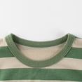 thumbnail image 5 of WOLLED 1-8years T-Shirt for Boys Short Sleeve Top Kids Toddler Plain Cotton Tees Classic Summer Casual Stripe T-Shirt, 5 of 9