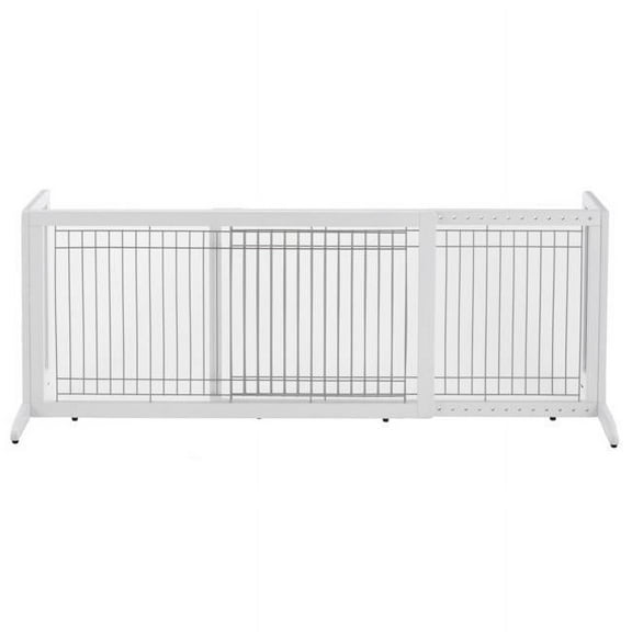 Freestanding Pet Gate Large - Origami White