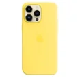 thumbnail image 2 of For iPhone 14 Pro Max Silicone Case with MagSafe Dirt-resistant Dust-proof Magnetic charging 6.7"in with shockproof - Canary Yellow, 2 of 5