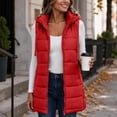thumbnail image 6 of MaFYtyTPR Women's Long Puffer Vest Hooded Quilted Zip Up Sleeveless Jacket with Pockets Winter Lightweight Padded Warm Waistcoats, 6 of 6