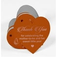 thumbnail image 3 of Inkdotpot Rose Gold Foil Paper Hang Tag Thank You For Celebrating The Mother To Be Baby Shower Favor Tag 100 Pieces, 3 of 8