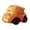 Orange, variant on Interactive Cartoon Animal Construction Vehicles Toy, Friction Powered Sliding Cars with Bear and Pig Drivers for Imaginative Play