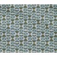 thumbnail image 4 of oneOone Cotton Flex Fabric Leaves & Floral Block Printed Fabric 1 Yard 40 Inch Wide, 4 of 4