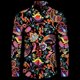 thumbnail image 1 of Camisas hawaianas de manga larga con estampado de flores de cachemira en 3D, camisas de moda para hombre, blusas casuales de playa, blusas con botones, ropa para hombre, 1 of 6