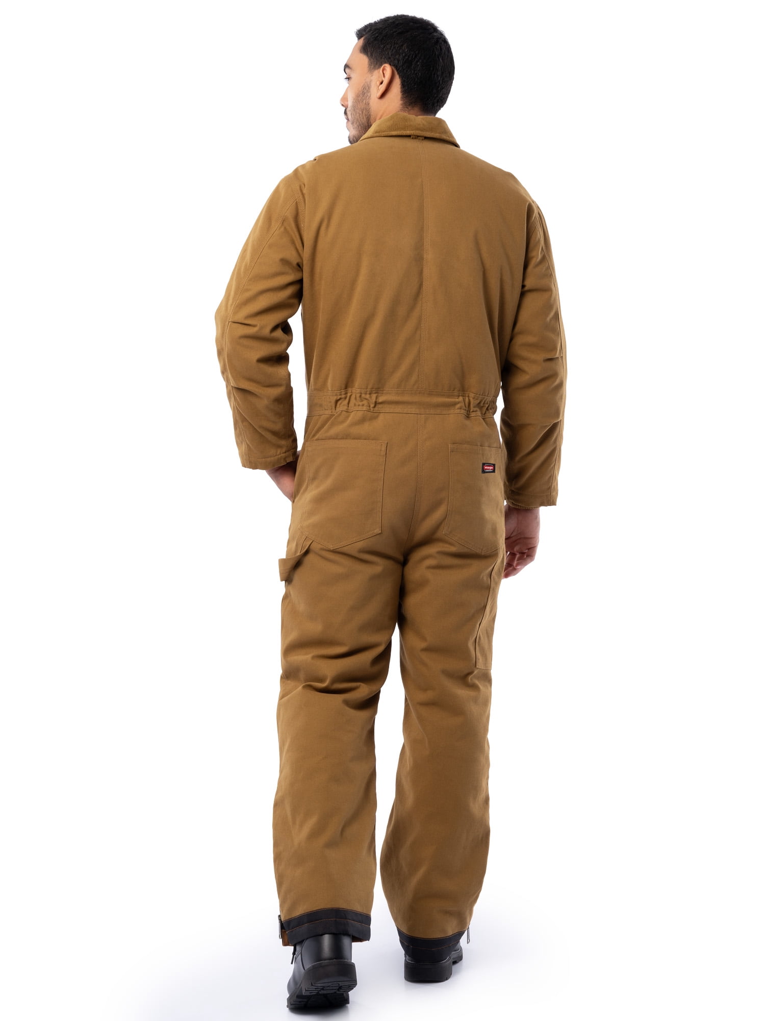 Wrangler Workwear Men's Long Sleeve Insulated Flex Duck Rugged Work Coverall, Size S-5XL