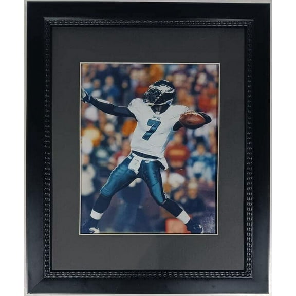Philadelphia Football Quarterback Michael Vick Away Jersey 11x14 Custom Frame