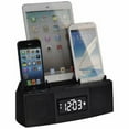 thumbnail image 1 of Chargeur de Téléphone Intelligent à 3 Ports avec Haut-Parleur (Bluetooth), Réveil, Horloge, Radio FM, 1 of 1