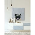 thumbnail image 4 of Marmont Hill "Laughing Puppy" Painting Print on Wrapped Canvas, 4 of 7