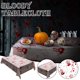 thumbnail image 1 of Manteles, mantel de picnic, mantel de plástico para Halloween, mantel con huellas de manos, decoraciones de Halloween, mantel con huellas de manos, mantel de fiesta, 1 of 7