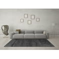 thumbnail image 3 of Ahgly Company Indoor Round Abstract Gray Modern Area Rugs, 8' Round, 3 of 4