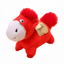 Creative Horse Stuffed Animal Plush Toy-Super Soft Lucky Pony Stuffed Toy Gift-Good Luck Fashion Decor Doll