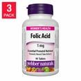 thumbnail image 1 of webber Naturals Acide Folique 1 mg -- 3 x 90 Comprimés, 1 of 3