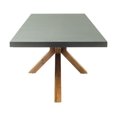 thumbnail image 5 of ZUO Suan Rectangular Dining Table Gray, 5 of 9