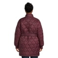 thumbnail image 3 of Time and Tru Women's Onion Belted Barn Coat, Sizes XS-3X, 3 of 5