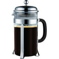 thumbnail image 1 of French Coffee Press, 32oz Stainless Steel Coffee Maker, Double Filter, 2 Bonus Screens (8 Cup)_Intexca, 1 of 4