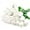White, variant on 20pcs Artificial Tulips PU Touch Single Stem Fake Flower Bouquet Arrangement for Home Party Wedding Decoration (Yellow)