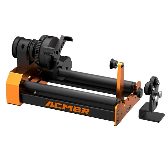 ACMER M4 4IN1 Laser Chuck Rotary Roller,4 Adjustment Diameters with 3-150mm Engraving Space for Roller,Chuck,Sphere and Ring Cylindrical Objects